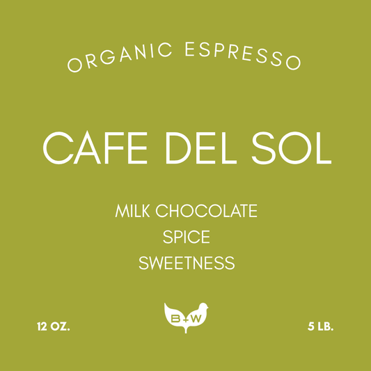ORGANIC CAFE DEL SOL ESPRESSO