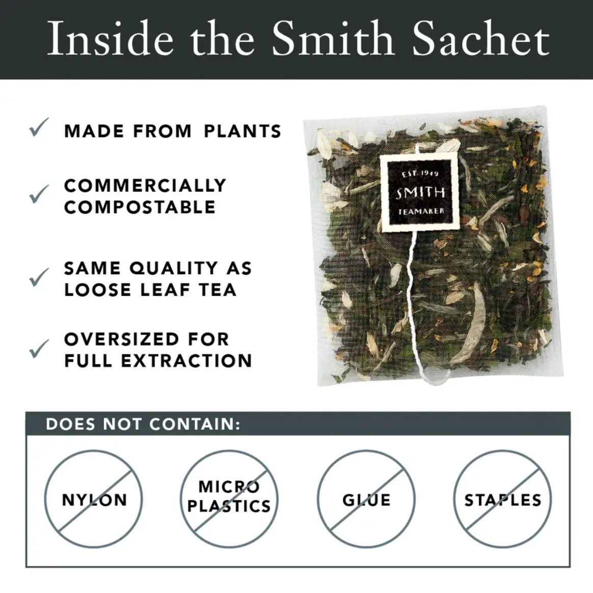 VARIETY GIFT BOX SMITH TEA NO.1626 ASSORTED PACK - 12 SACHETS