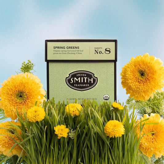 SPRING GREENS SMITH TEA NO.8 GREEN TEA - 15 SACHETS
