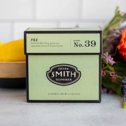 FEZ SMITH TEA NO.39 MOROCCAN MINT GREEN TEA - 15 SACHETS