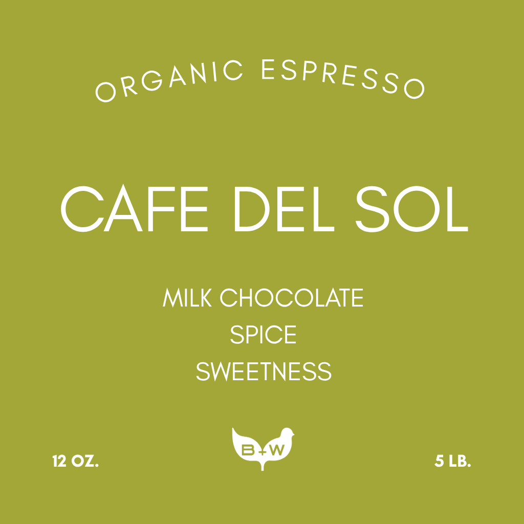 ORGANIC CAFE DEL SOL ESPRESSO