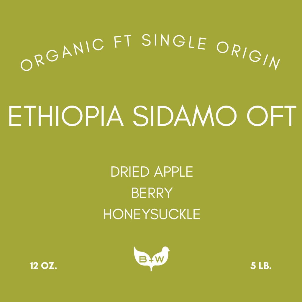 ETHIOPIA SIDAMO 4 NATURAL FT-FLO/USA ORGANIC OROMIA