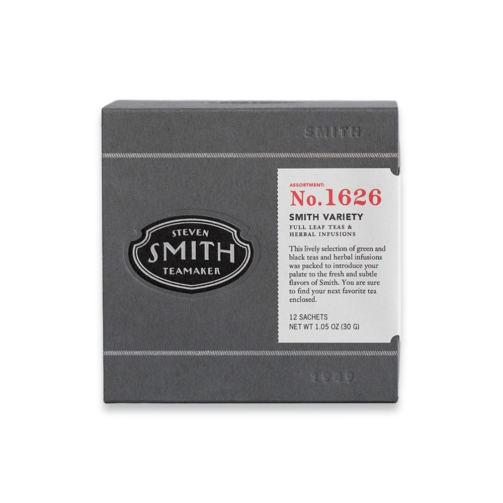 VARIETY GIFT BOX SMITH TEA NO.1626 ASSORTED PACK - 12 SACHETS