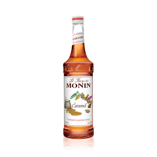 MONIN CARAMEL SYRUP - 750 ML GLASS BOTTLE