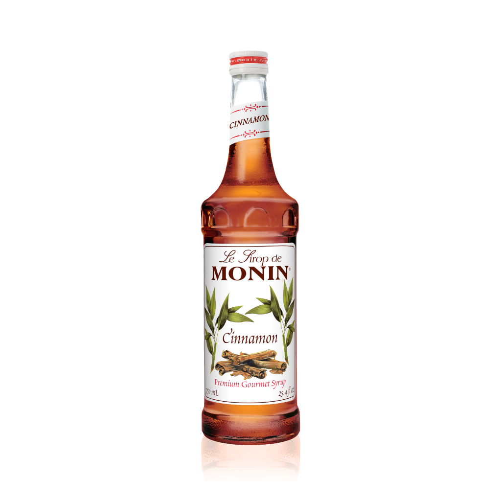MONIN CINNAMON SYRUP - 750 ML GLASS BOTTLE