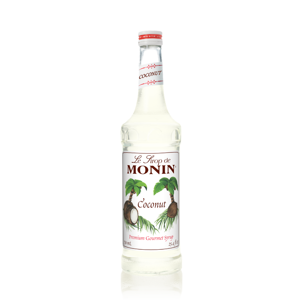 MONIN COCONUT SYRUP - 750 ML GLASS BOTTLE