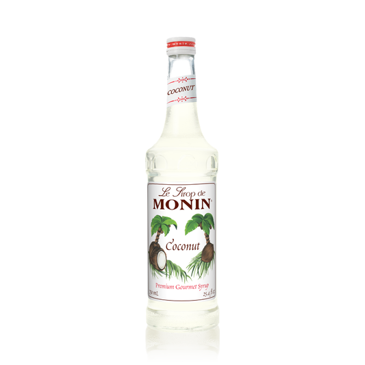 MONIN COCONUT SYRUP - 750 ML GLASS BOTTLE