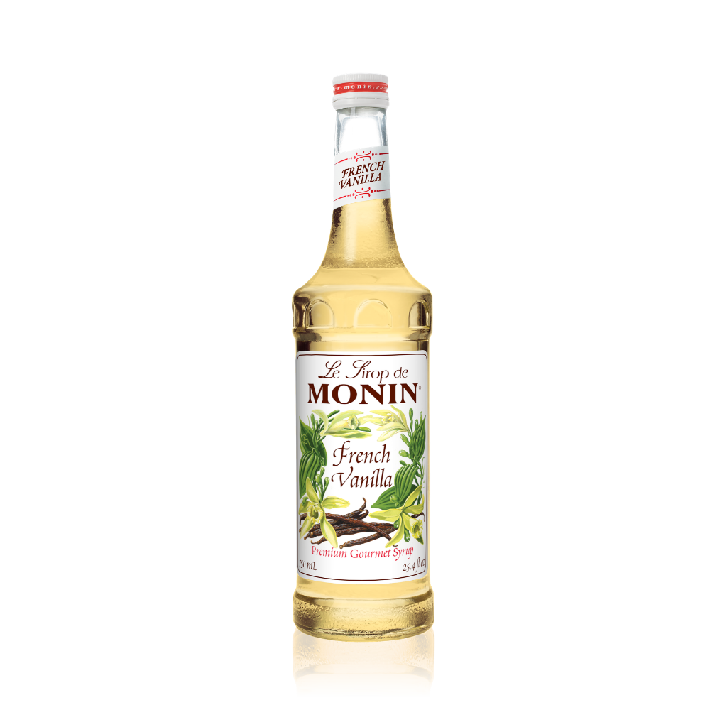 MONIN FRENCH VANILLA - 750 ML GLASS BOTTLE