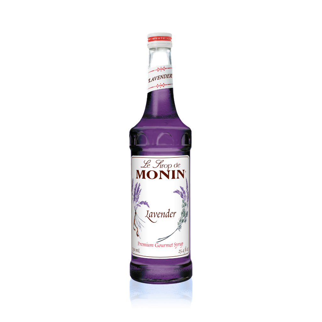 MONIN LAVENDER SYRUP - 750 ML GLASS BOTTLE