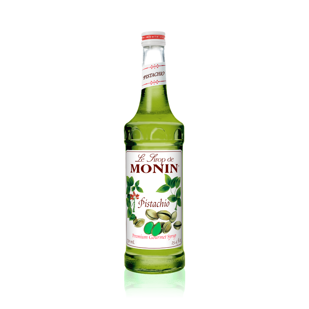 MONIN PISTACHIO SYRUP - 750 ML GLASS BOTTLE