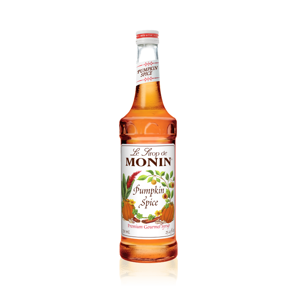 MONIN PUMPKIN SPICE SYRUP - 750 ML GLASS BOTTLE