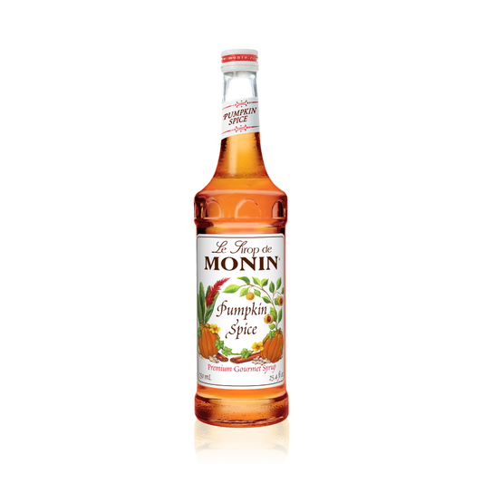 MONIN PUMPKIN SPICE SYRUP - 750 ML GLASS BOTTLE