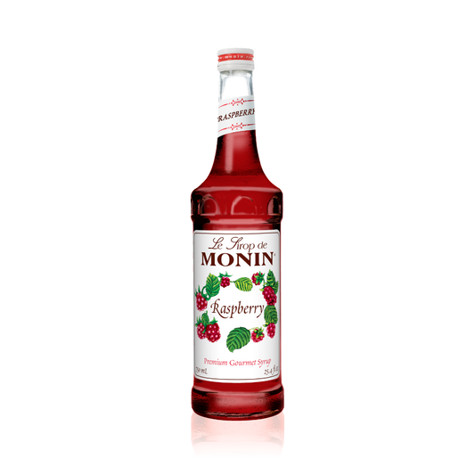 MONIN RASPBERRY SYRUP - 750 ML GLASS BOTTLE