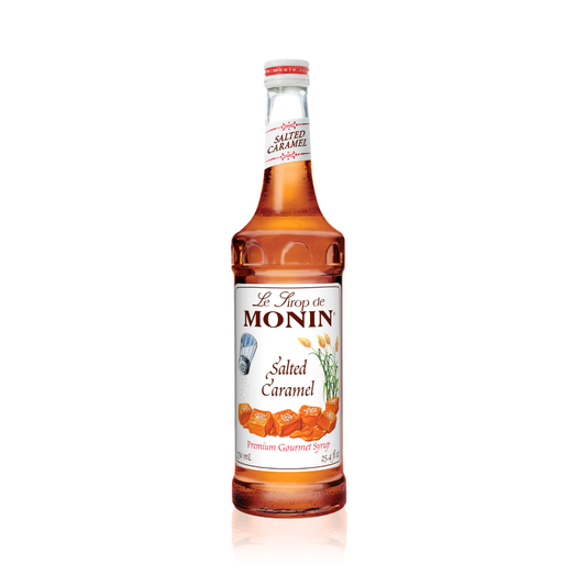 MONIN SALTED CARAMEL SYRUP - 750 ML GLASS BOTTLE