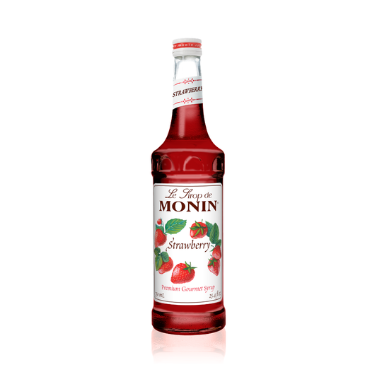 MONIN STRAWBERRY SYRUP - 750 ML GLASS BOTTLE