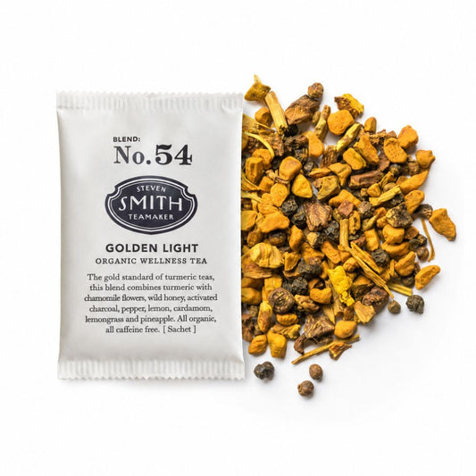 GOLDEN LIGHT SMITH TEA NO.54 CAFFEINE-FREE ORGANIC WELLNESS TEA - 15 SACHETS