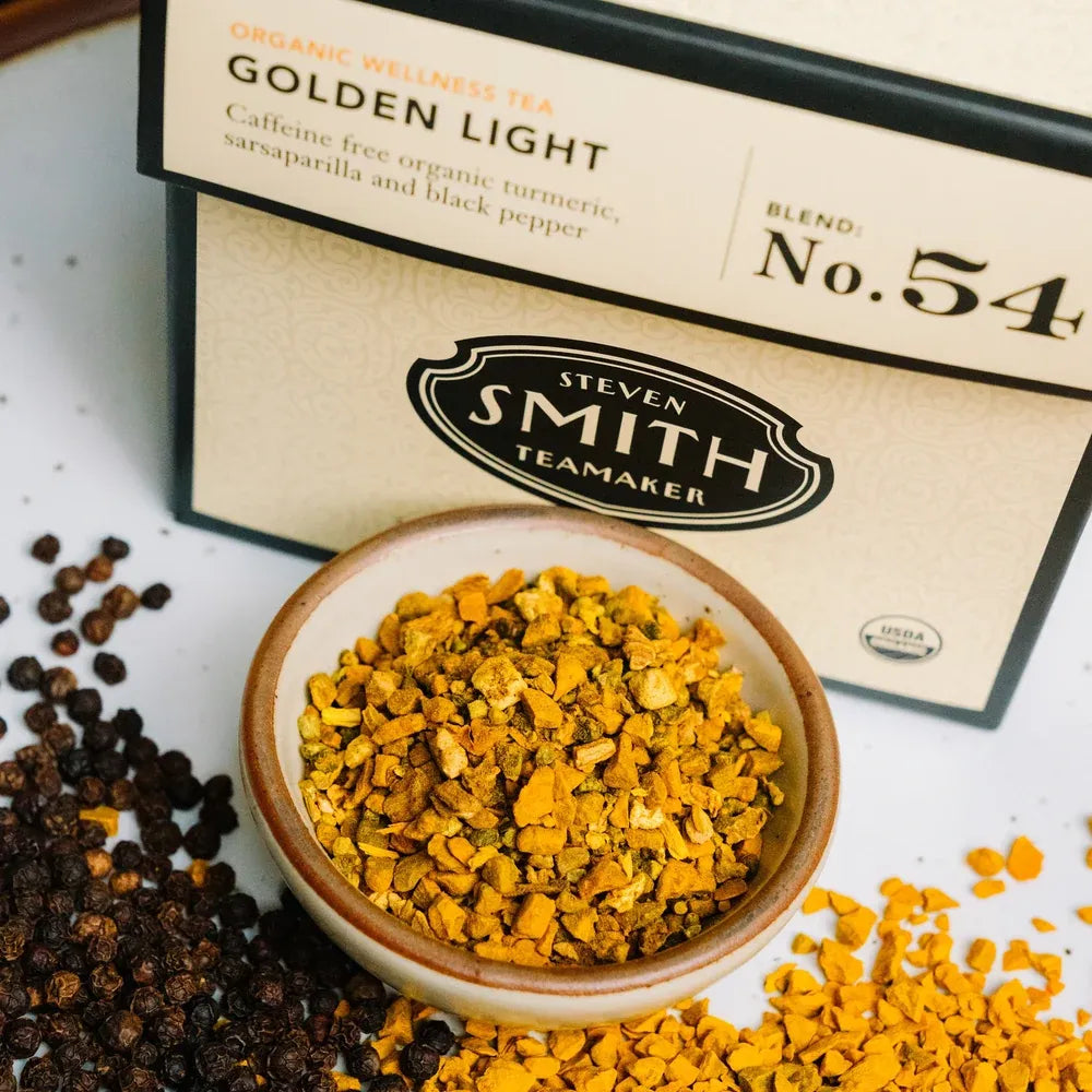 GOLDEN LIGHT SMITH TEA NO.54 CAFFEINE-FREE ORGANIC WELLNESS TEA - 15 SACHETS