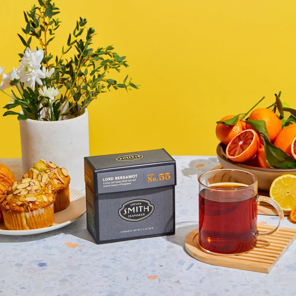 LORD BERGAMOT SMITH TEA NO.55 EARL GREY BLACK TEA - 15 SACHETS