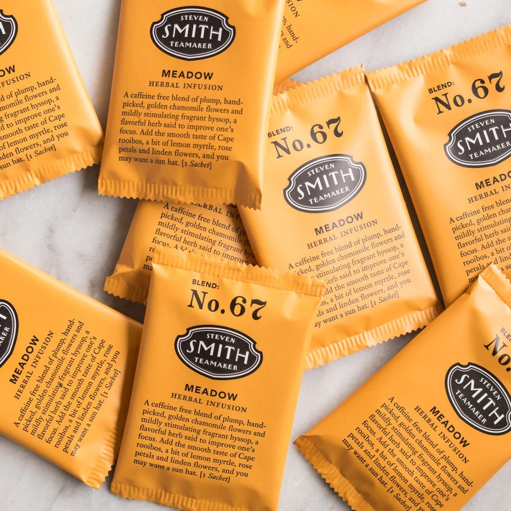 MEADOW SMITH TEA NO.67 CAFFEINE-FREE CHAMOMILE BLEND - 15 SACHETS