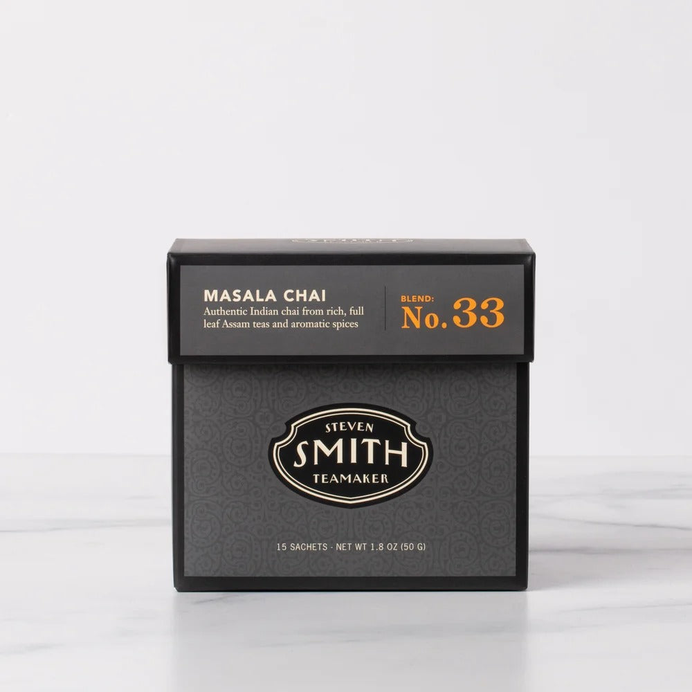 MASALA CHAI SMITH TEA NO.33 SPICED BLACK TEA BLEND - 15 SACHETS