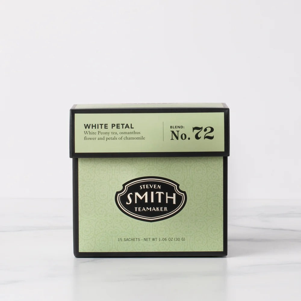 WHITE PETAL SMITH TEA NO.72 WHITE TEA BLEND - 15 SACHETS