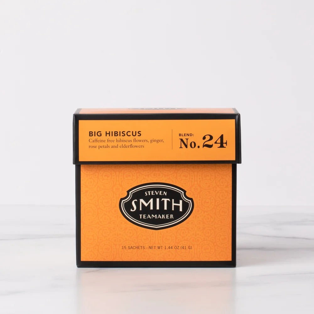 BIG HIBISCUS SMITH TEA NO.24 CAFFEINE-FREE HIBISCUS BLEND - 15 SACHETS