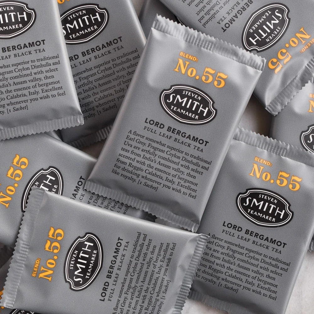 LORD BERGAMOT SMITH TEA NO.55 EARL GREY BLACK TEA - 15 SACHETS