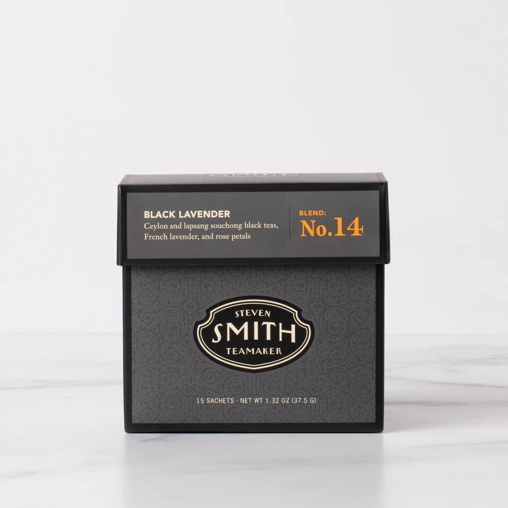 BLACK LAVENDER SMITH TEA NO.14 BLACK TEA - 15 SACHETS