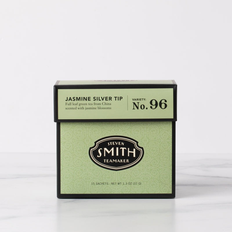 JASMINE SILVER TIP SMITH TEA NO.96 SCENTED GREEN TEA - 15 SACHETS
