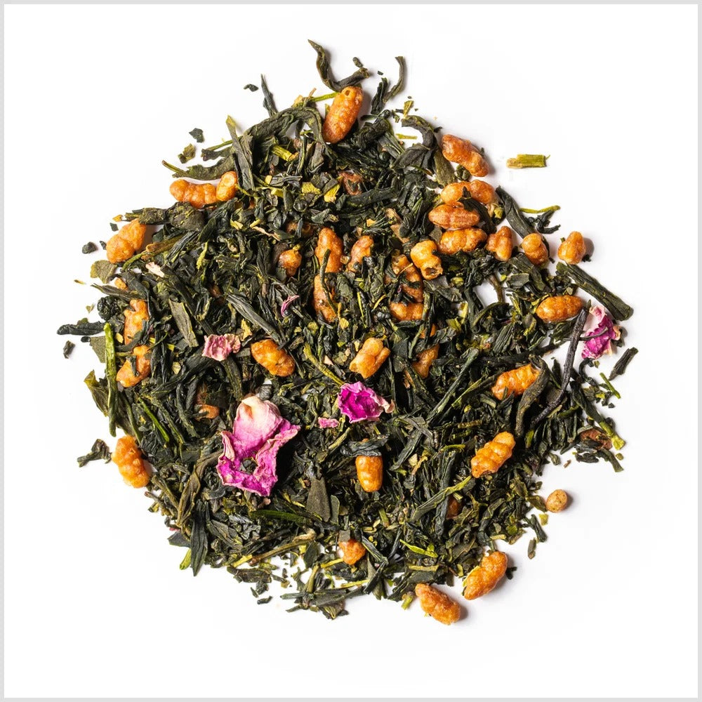 ROSE CITY GENMAICHA SMITH TEA NO.1912 ROASTED RICE GREEN TEA BLEND - 15 SACHETS