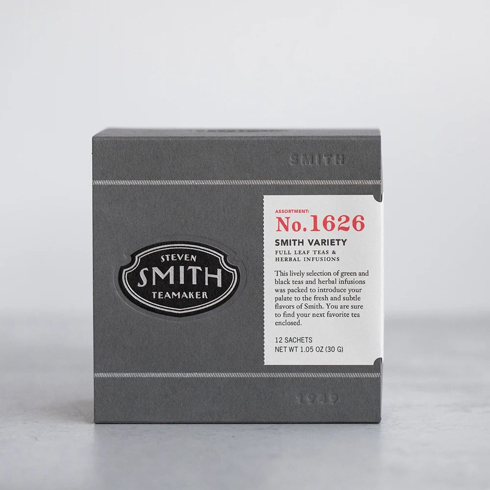 VARIETY GIFT BOX SMITH TEA NO.1626 ASSORTED PACK - 12 SACHETS